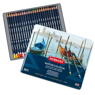 Imagem de Derwent, Lápis de Cor Watercolour 24 Cores Estojo Lata, 32883
