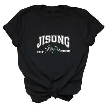 Imagem de Coreano Streetwear Stray Kids Membros Camisetas Bang Chan Changbin Lee