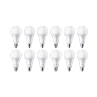 Imagem de Kit 12 Lâmpadas LED E27 Bulbo Philips 11W Luz Fria 1018lm, Fria, 11W