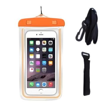 Imagem de Capa Prova D'água Celular Case Lacrada Chuva - Laranja - Friburgo Come