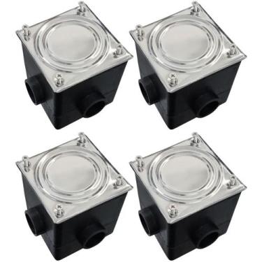 Imagem de 4 Caixa De Passagem Para Piscina Pooltec Com Prolongador