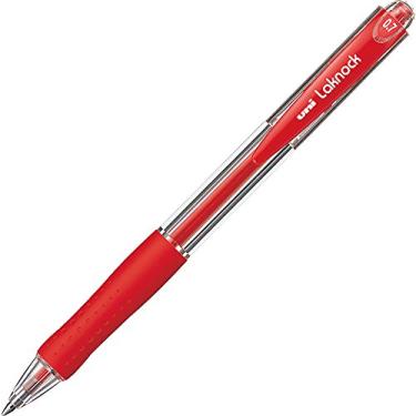 Imagem de Caneta esferográfica Mitsubishi Pencil SN10007.15, muito fácil de tocar, 0,7, vermelho, 10 peças