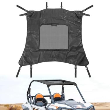 Imagem de MFC Tampo de teto de lona macia compatível com 2014-2023 UTV Polaris RZR 900 900S 1000 S XP1000 Turbo 2 lugares parte superior macia substituição para parte número 2883073