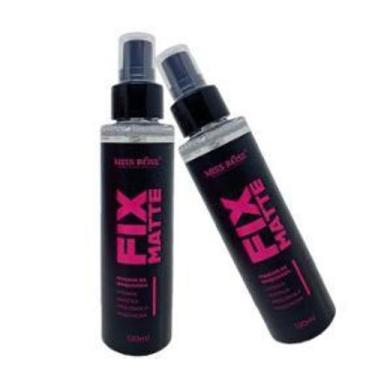 Imagem de Fixador De Maquiagem Miss Rôse Fix Matte 120ml - miss rose