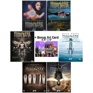 Imagem de generic Criss Angel Mindfreak: Coleção Completa De Dvds Da Série Tv, Temporadas 1 A 6 + Cartão Arte Bônus