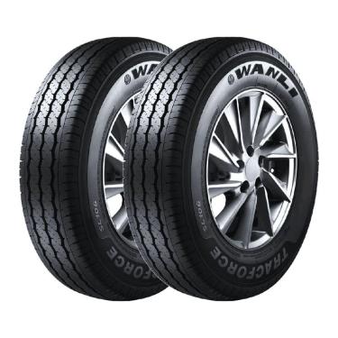 Imagem de Kit 2 Pneus Wanli Aro 14C 185R14C SL-106 8 Lonas 102/100R