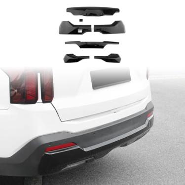 Imagem de YOUTOOCAR Capa de lábio para para-choque dianteiro de carro + capa de lábio de para-choque traseiro de carro compatível com acessórios Kia Sorento 2024-2025 (preto brilhante)