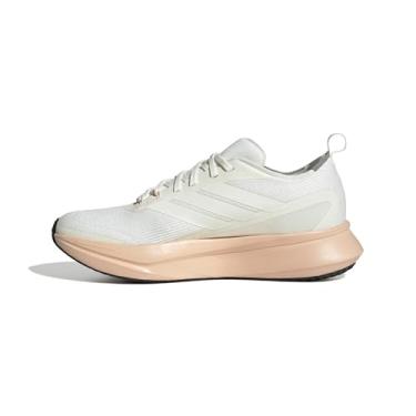 Imagem de adidas Tênis de corrida feminino Jogit, Branco/Off White/Coral em pó, 40