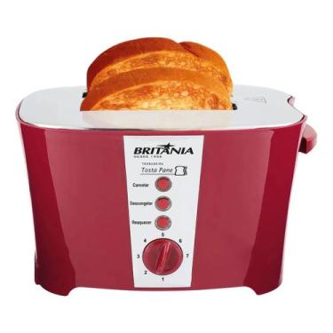 Imagem de Torradeira Britânia Pane 7 Níveis Tosta e Reaquece 800W 220V - BRITANI
