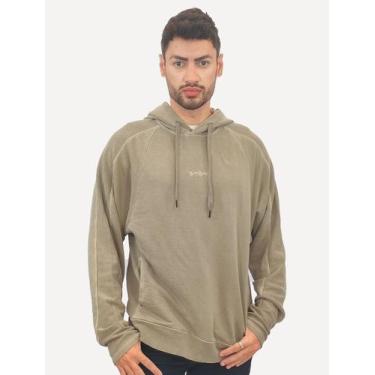 Imagem de Moletom John John Masculino Regular Hoodie Riviera Stoned Cáqui, M/M