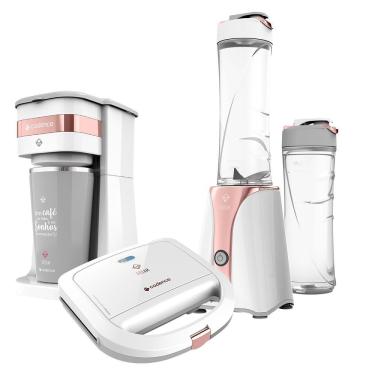 Imagem de Kit Cadence Dream Rosé Gold Blender Cafeteira Sanduicheira