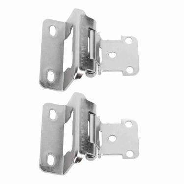 Imagem de lyrlody 2pcs Gabinete de Fechamento Automático de Fechamento 1/2in Armário de de Si Mesmo Dobradiça Automática de Dobradiça de Porta de Dobradi (champanhe)