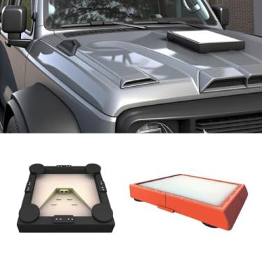 Imagem de Kit de montagem de veículo magnético e ventosa para Starlink – Suporte de teto de carro para recepção de sinal estável