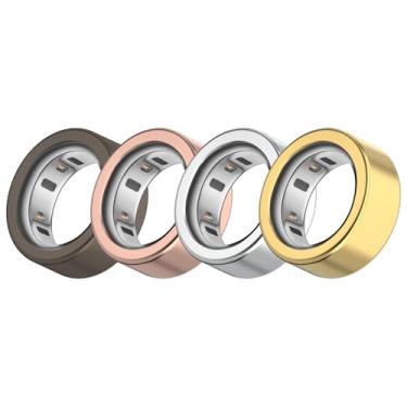 Imagem de Pacote com 4 capas de TPU compatíveis com Oura Ring Gen 4, protetor antiarranhões à prova de choque para Oura Ring Gen 4, academia malhar mulheres homens (XL-10#/11#)