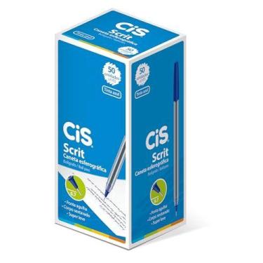 Imagem de Caneta Esferografica Cis Scrit 0,7Mm Azul - SERTIC