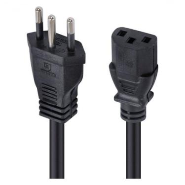 Imagem de Cabo De Força Tripolar Para Fonte 3x0,75 Mm 250v - 3 Mts (10 Un) - PC 