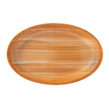 Imagem de Travessa Rasa 21cm Porcelana Schmidt - Dec. Esfera Mostarda 2417, 2417