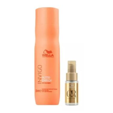 Imagem de Kit Wella - Shampoo Nutri-enrich + Óleo Reflection 30ml