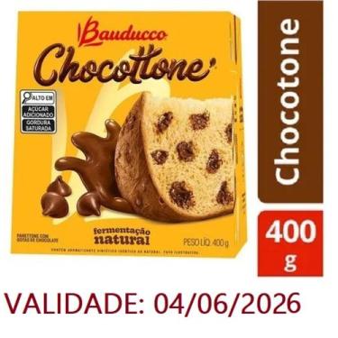 Imagem de Chocotone 400g Bauducco Gotas de chocolate