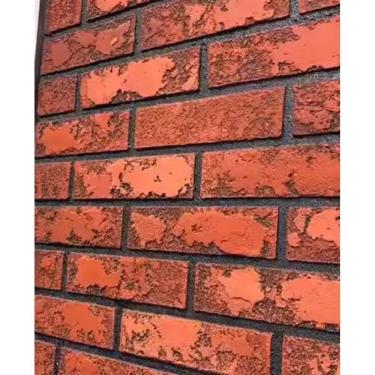 Imagem de 3 Stencil De Parede Tijolinho Revestimento Pintura 60X60 Cm