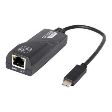 Imagem de Adaptador Usb Tipo C 3.1 Para Rede Rj45 Gigabit - Knup