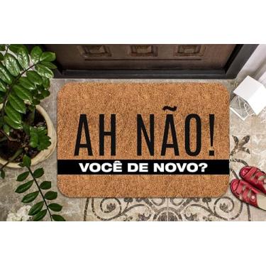Imagem de Capacho Decorativo com Frases de Boas-Vindas 40x60cm | Tapete de Entrada Lavável, Antiderrapante – Ideal para Casa, Apartamento ou Varanda