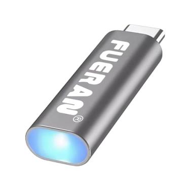 Imagem de FUERAN Adaptador de tela virtual 4K 60Hz USB-C Tipo-C DDC EDID fictício plugue fantasma sem cabeça emulador de exibição 2K1080P@60Hz (cinza)