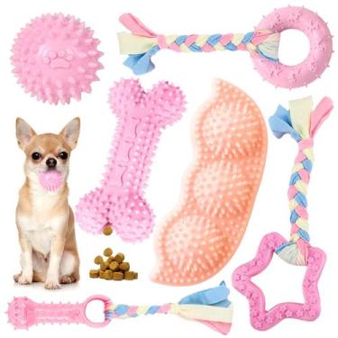 Imagem de Pacote com 6 Chew Toys Petcare para dentição de cachorros Yorkie