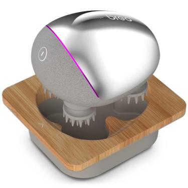 Imagem de Massageador de couro cabeludo Breo Portable Mini IPX7 Waterproof Silve