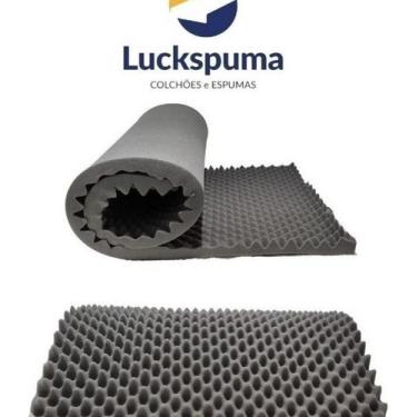 Imagem de Colchonete Casca De Ovo D33 Solteiro Luckspuma 04x85x185