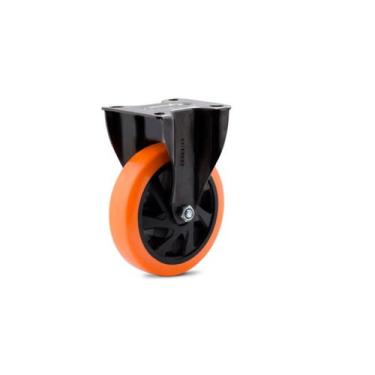 Imagem de Rodízio Fixo com Placa 5" Série Black 14 PU Colson