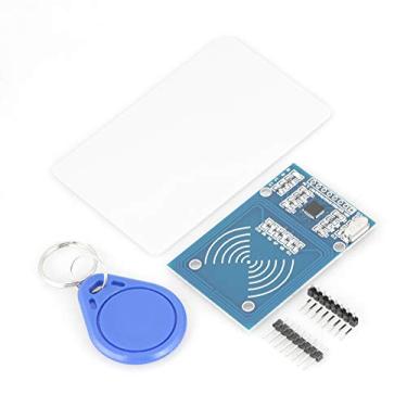 Imagem de Módulo RFID, Leitor e Gravador, Chip de 13,56 MHz, para Desenvolvimento de Equipamentos, Conjunto de 5 Peças Com Cartão Em Branco S50 e Chaveiro