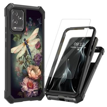 Imagem de BREIDMKFM Capa de telefone para Blu View 5 Pro, capa de telefone para Blu View 5 B170D com protetor de tela de camada dupla rígida PC TPU macio bumper capa de telefone resistente para Blu View 5 Pro