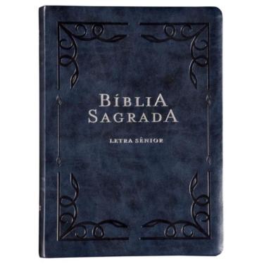 Imagem de Biblia Nvi, Letra Senior, Couro-Soft Azul, Leitura Perfeita