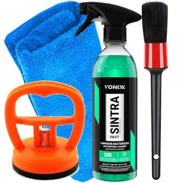 Imagem de Kit Sintra Fast 500ml Vonixx Ventosa Desamassador Reparo Karbox e Acessórios Karbox