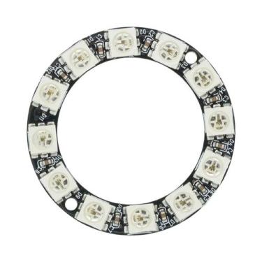 Imagem de Módulo De Anel LED RGB 1Bit 8Bit 12Bit 16Bit 24Bit WS2812 5050 Com Dri