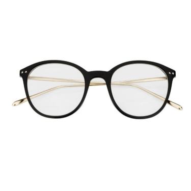 Imagem de Armação óculos Feminina Redonda Lolla Preta