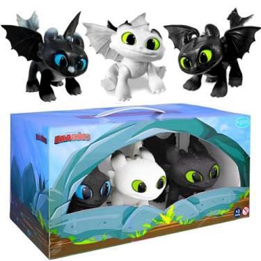 Imagem de Coleção 3 Dragões Como Treinar o Seu Dragão Eclipse Dusk Down Original