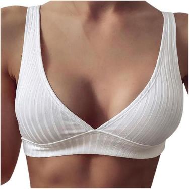 Imagem de Conjunto de biquíni feminino moda maiô de duas peças preenchido Soild 