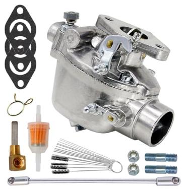 Imagem de THUNDERMINGO Carburador para Ford Tractor 2N 8N 9N Heavy Duty Marvel Schebler TSX33 TSX241 de substituição para 8N9510C-HD 8N9510C 9N9510A B3NN9510A, carburador com tigela de sedimento de combustível, junta e parafusos