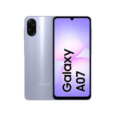 Imagem de Smartphone Samsung A07 256GB Violeta 8GB RAM Tela 6,7" Câm. Dupla + Se