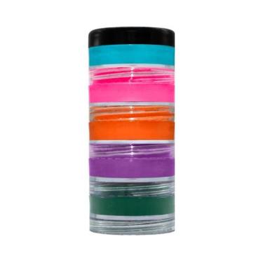 Imagem de Kit 5un Tinta Linha Aqua Colormake Profissional Maquiagem 5g Artistica