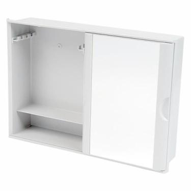 Imagem de Armário Plástico Branco de Sobrepor para Banheiro - A21 - ASTRA