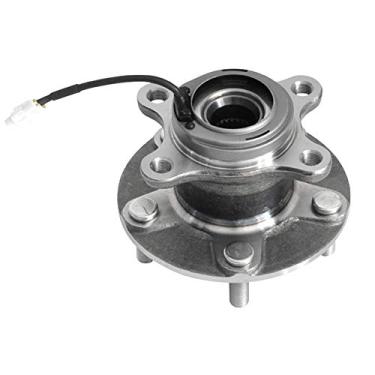 Imagem de Conjunto de rolamento de roda IRONTEK traseiro 512393 adequado para montagem de cubo de roda 2007-2013 SUZUKI SX4 512393 SX4 Conjunto de 5 parafusos AWDIRONTEK prata IRK512393