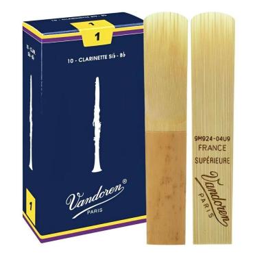 Imagem de 2 Palheta Clarinete Vandoren Tradicional 1 1,5 2 2,5 3 3,5 4