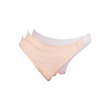 Imagem de Kit com 3 Calcinhas Biquíni Hope 35010 Colorido, Bege, M