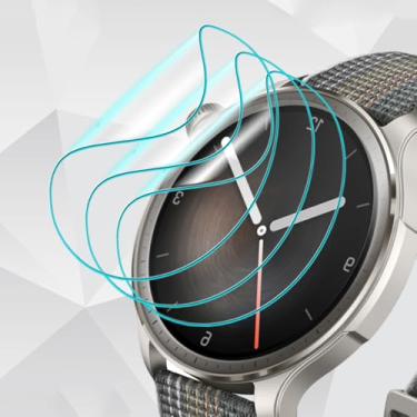 Imagem de 5 peças de películas protetoras de tela TPU macio com hidrogel para Amazfit Balance Smartwatch Películas de capa protetora HD Proteção transparente