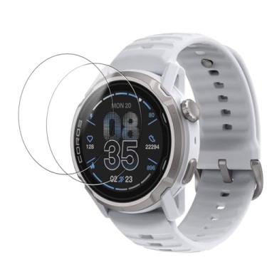 Imagem de Oshmirian Pacote com 2 protetores de tela para COROS APEX 4 46 mm – Película de vidro temperado 9H, antiarranhões, antiimpressões digitais, sem bolhas, à prova de estilhaçamento, à prova de poeira