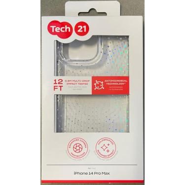 Imagem de Tech21 Evo Sparkle Radiant para iPhone 14 Pro Max Clear