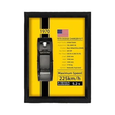 Imagem de Modelo De Carro De Corrida Em Metal Liga Escala 1/32 Com Moldura 3D De